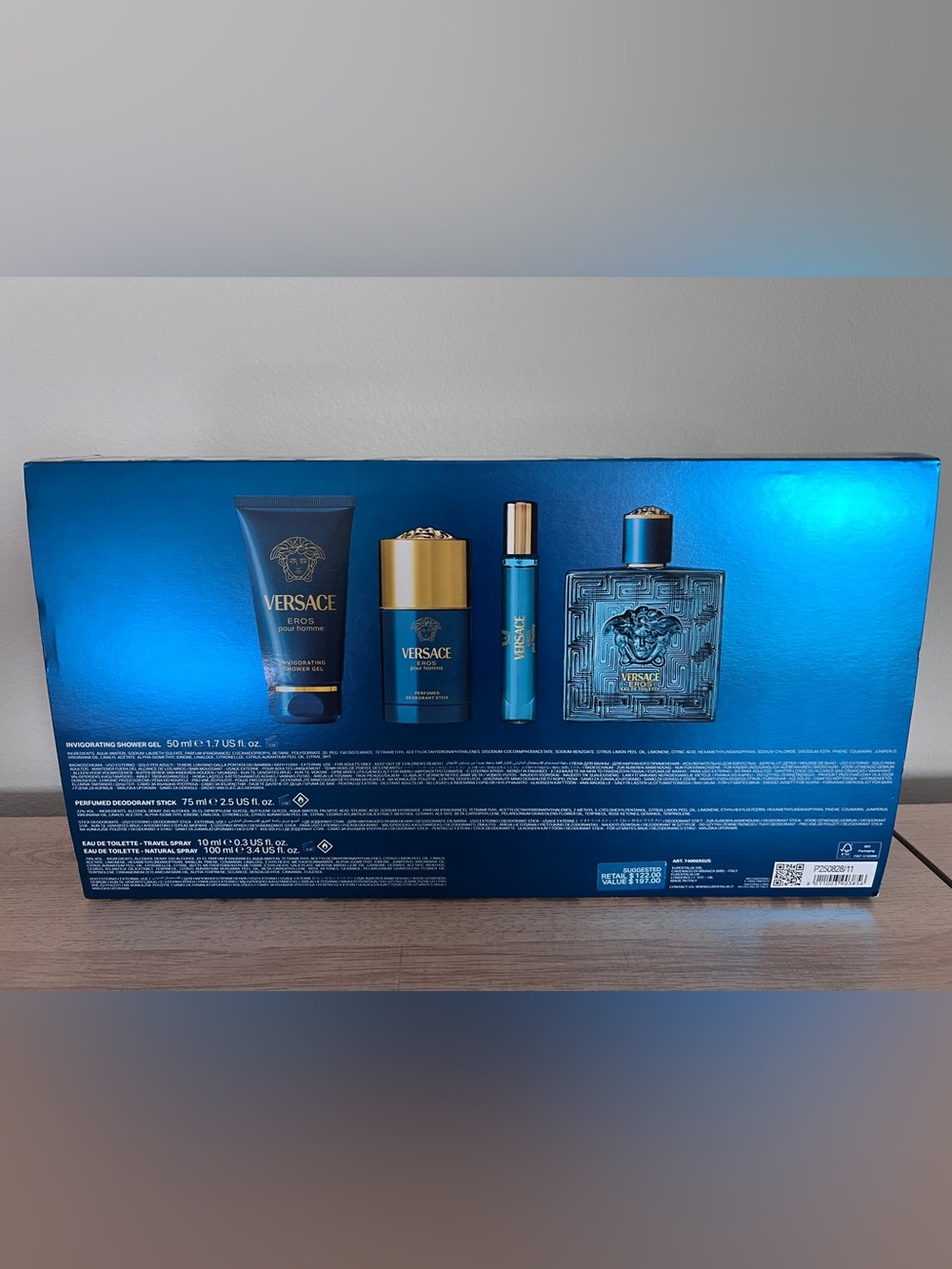 Versace Eros Pour Homme  Set of 4